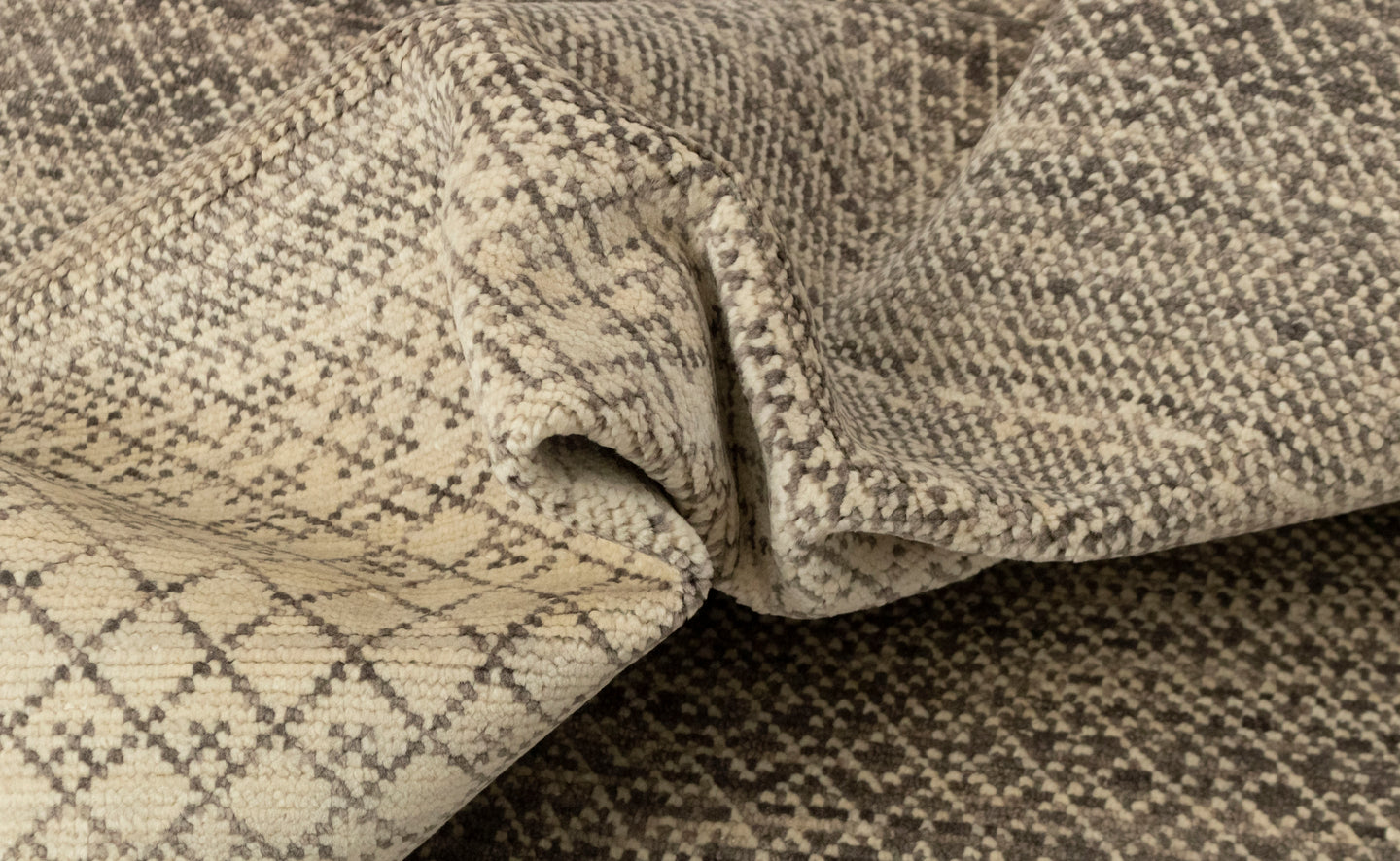 Indian Geometric Gabbeh Beige Brown Area Rug
